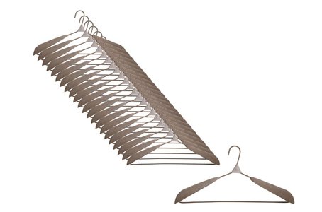 Clothes Hangers with Shoulder Pads