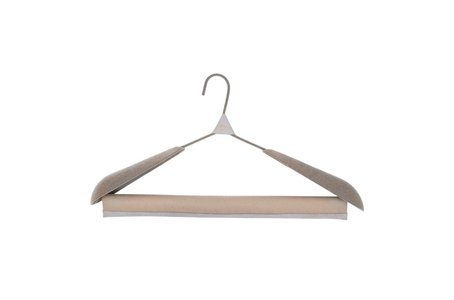 Perchas «Viver» con hombreras y tira para marcar el pliegue