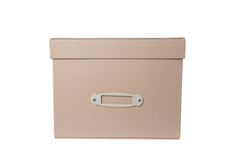 Tall Leather Box