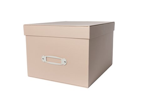 Tall Leather Box