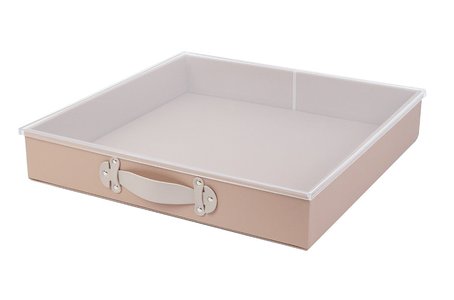 Leather drawer box