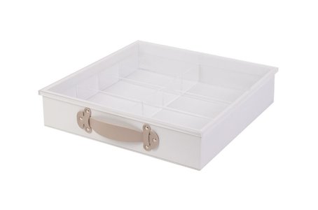 Leather drawer box