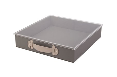 Leather drawer box