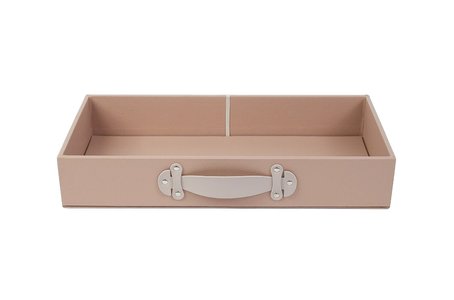 Leather drawer box
