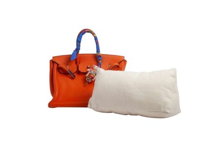 Remplissage d'un sac Hermès